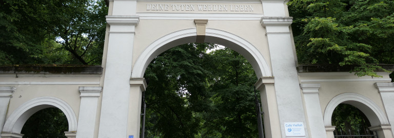 Eingangstor Evang. Zentralfriedhof Regensburg